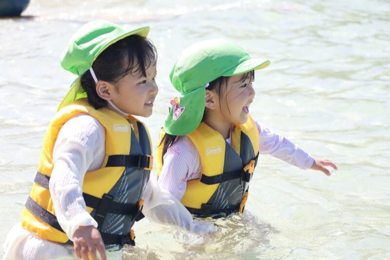 海でぷかぷか【わかたけ北】の写真