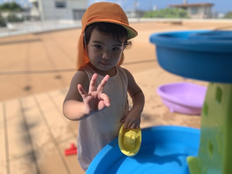 ひんやり水遊び【わかたけ北】の写真