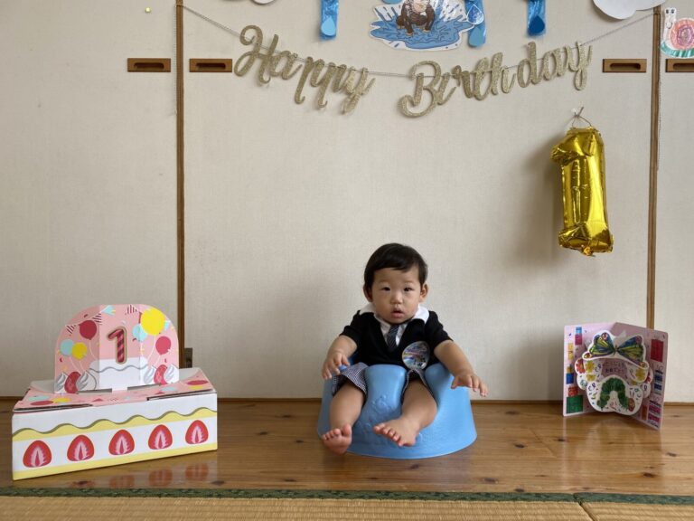 【わかたけ】１歳のお誕生日🎂の写真
