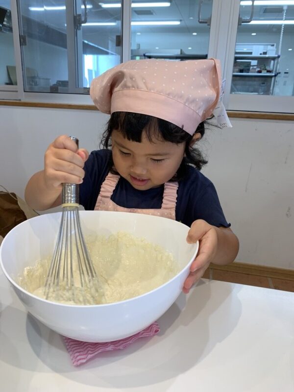 ホットケーキづくり🥞【わかたけ北】の写真