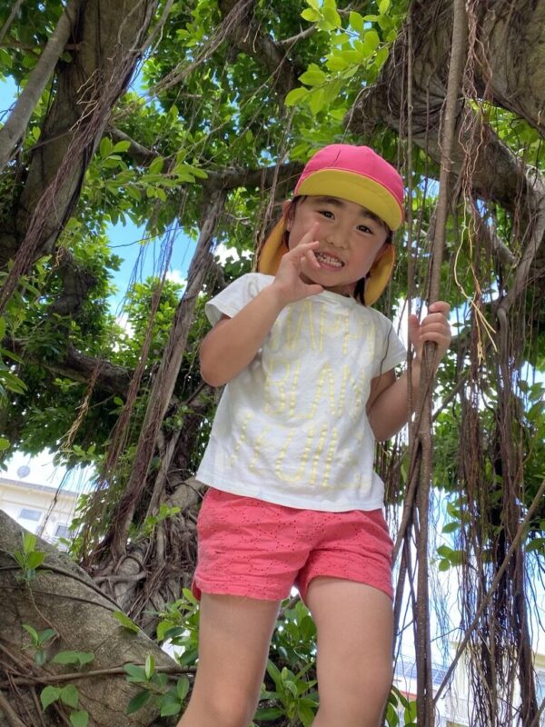 がじゅまる木登り🌳【わかたけ北】の写真